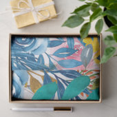 Papier Mousseline- Watercolor Blues- Tissue Paper 薄葉紙 (ギフト)