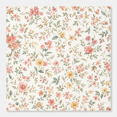 Papier peint floral 壁紙 (正面)