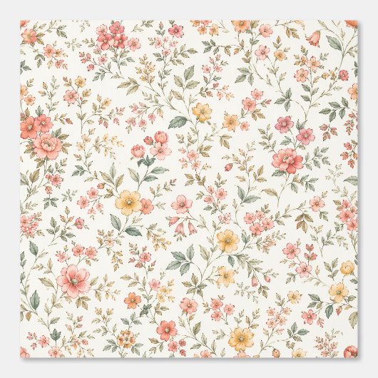 Papier peint floral 壁紙 (正面)