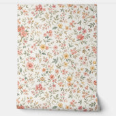 Papier peint floral 壁紙 (ほどく)