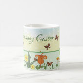 Papierfrühling Ostern  コーヒーマグカップ (中央)