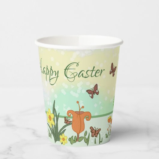 Papierfrühling Ostern  紙コップ (左)