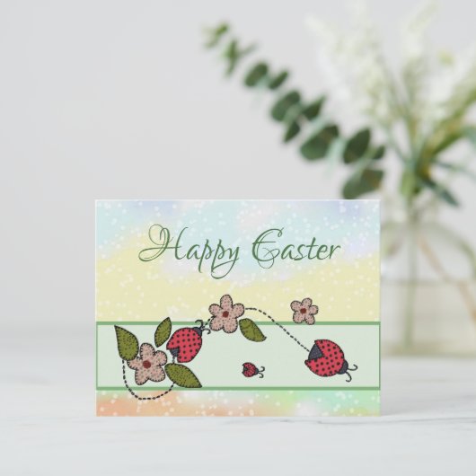 Papierfrühling Ostern Postkarte ポストカード (スタンド正面)
