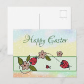 Papierfrühling Ostern Postkarte ポストカード (正面/裏面)