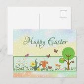 Papierfrühling Ostern Postkarte ポストカード (正面/裏面)