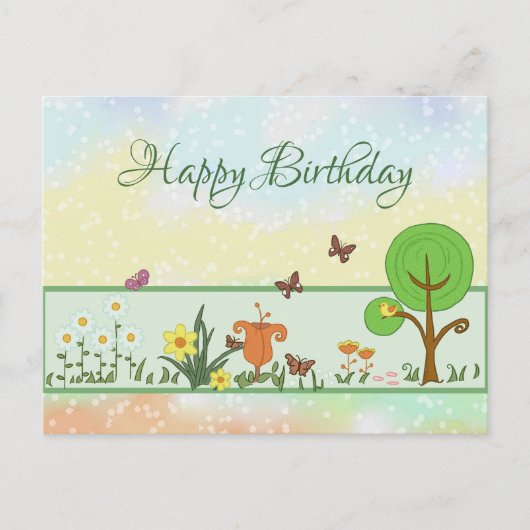 Papierfrühling Postkarte ポストカード (正面)