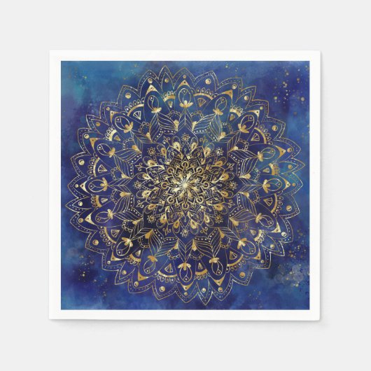 Papierservietten Mandala Design スタンダードカクテルナプキン (正面)