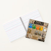 Papila Collection Spiral Notebook – 8.5" × 8.5" ノートブック (内部)