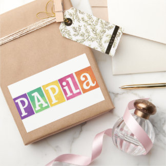 Papila Logo Sticker 長方形シール
