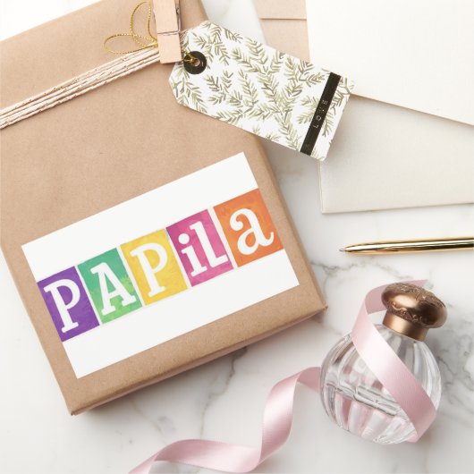 Papila Logo Sticker 長方形シール (ギフト)