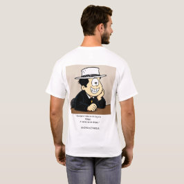 Papila Men's "The Man with the Hat" T-Shirt Tシャツ