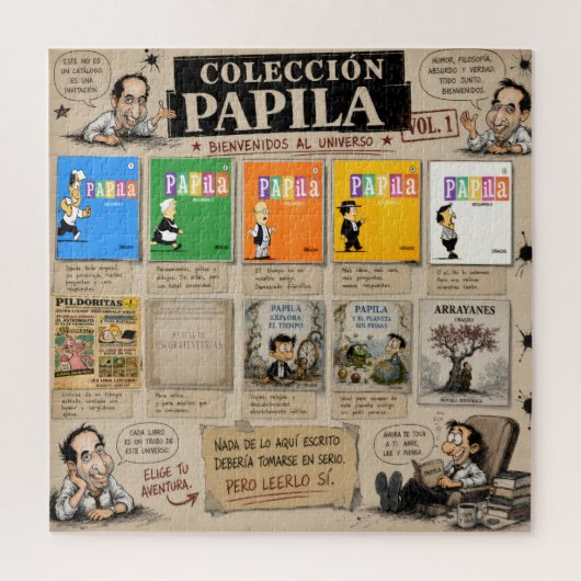 Papila Official 650-Piece Jigsaw Puzzle(spanish) ジグソーパズル (縦)
