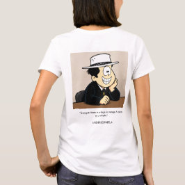 Papila- Women's "The Man with the Hat" T-Shirt Tシャツ