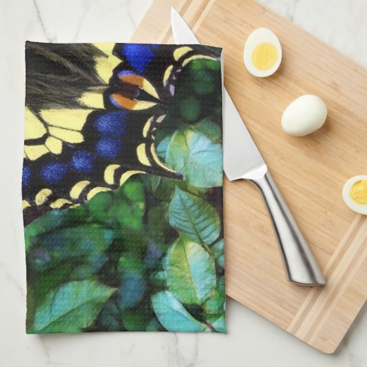 Papilioのアゲハチョウ キッチンタオル (四つ折り)
