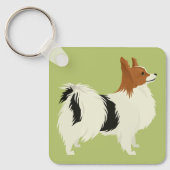 Papillion キーホルダー (正面)