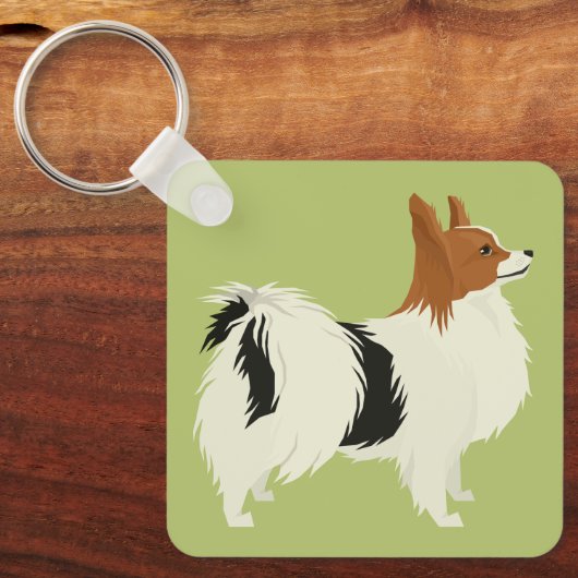 Papillion キーホルダー (正面)