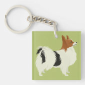 Papillion キーホルダー (正面)