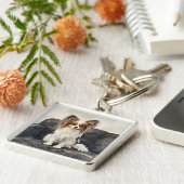 Papillion Acrylic Photo Tile キーホルダー (側面)