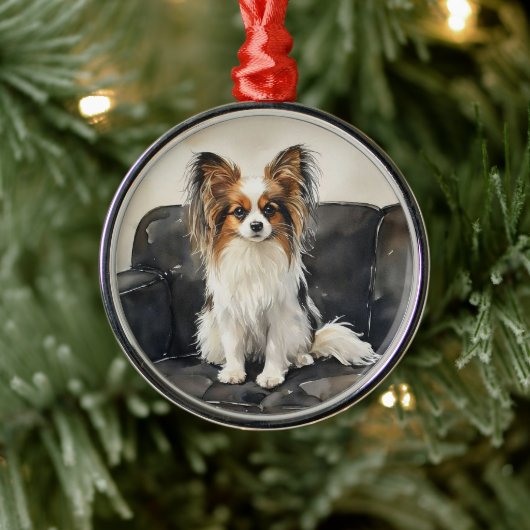 Papillion Acrylic Photo Tile メタルオーナメント (ツリー)