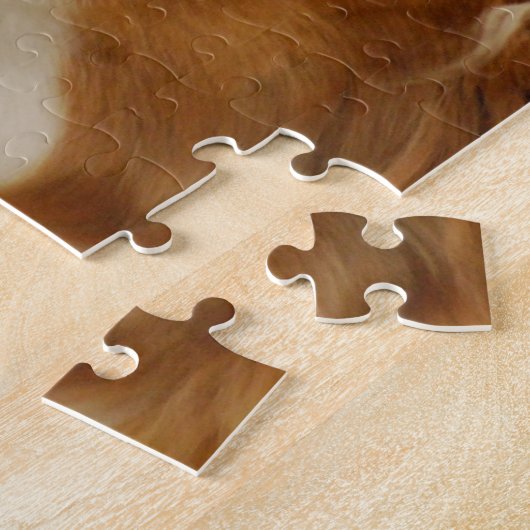 Papillonかわいい犬 ジグソーパズル (側面)