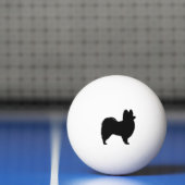 Papillonのシルエット 卓球ボール (ネット)