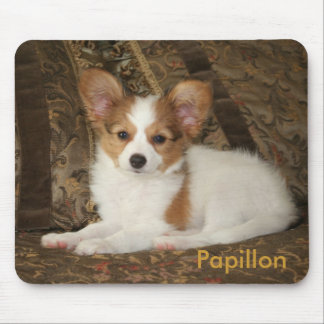 Papillonの子犬のマウスパッド マウスパッド