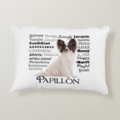 Papillonの特性の枕 アクセントクッション (裏面)