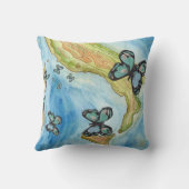 Papillonはローマに行きます クッション (裏面)