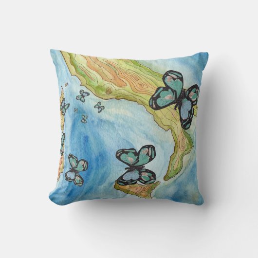 Papillonはローマに行きます クッション (正面)