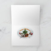 Papillonサンタの足愛カード シーズンカード (内部)