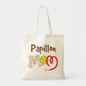 Papillon犬の品種お母さんのギフト トートバッグ (正面)
