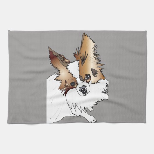 Papillon キッチンタオル (横)