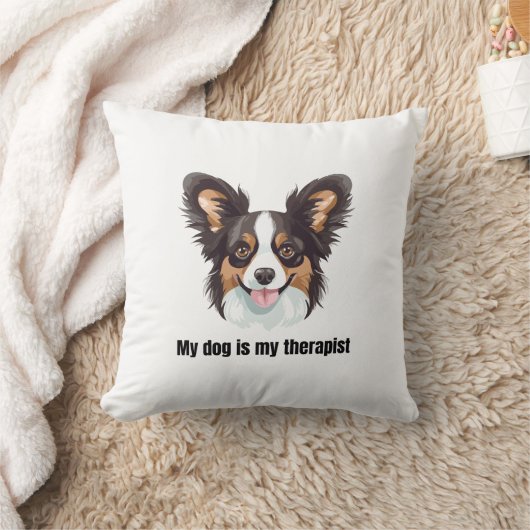 Papillon クッション (ブランケット)