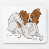 papillon マウスパッド (正面)