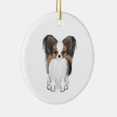 Papillon (写真) セラミックオーナメント (右)