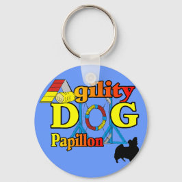 Papillon_Agilityギフト キーホルダー