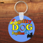 Papillon_Agilityギフト キーホルダー (正面)