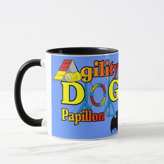 Papillon_Agilityギフト マグカップ (左)