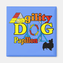 Papillon_Agilityギフト マグネット