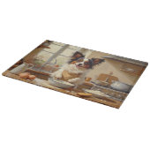 Papillon Cooking in Kitchen カッティングボード (角)