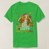 Papillon Dog Lover Funny Happy Papillon HelloThank Tシャツ (デザイン正面)