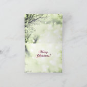 Papillon Dog Merry Christmas Card カード (内部)