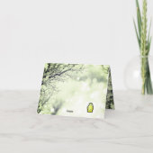 Papillon Dog Merry Christmas Card カード (裏面)