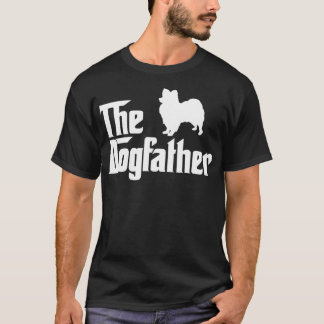 Papillon Dog The Dogfather Funny Dog Gift Tシャツ