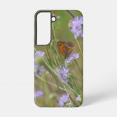 Papillon et fleurs samsung galaxyケース (裏面)