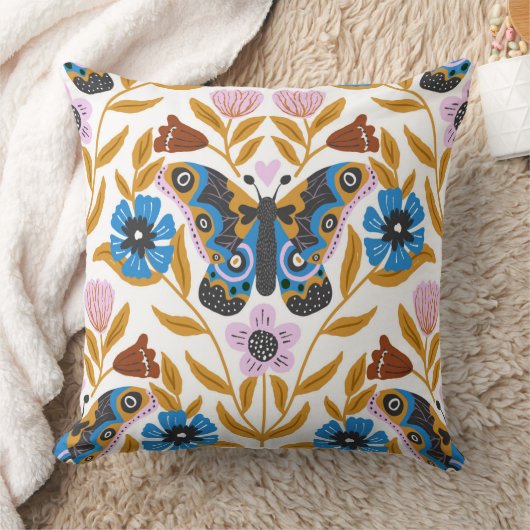 Papillon Kaleidoscope クッション (ブランケット)