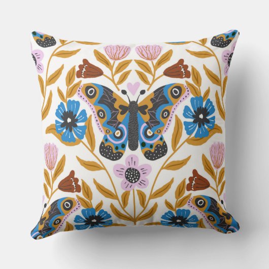 Papillon Kaleidoscope クッション (裏面)