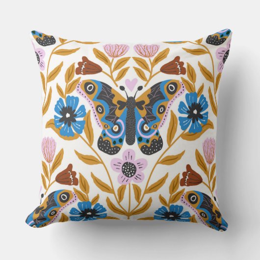 Papillon Kaleidoscope クッション (正面)