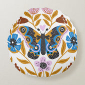 Papillon Kaleidoscope ラウンドクッション (正面)