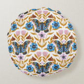 Papillon Kaleidoscope ラウンドクッション (裏面)